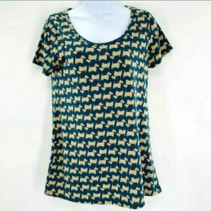 EUC LulaRoe Scottie Tee Shirt Size XXS